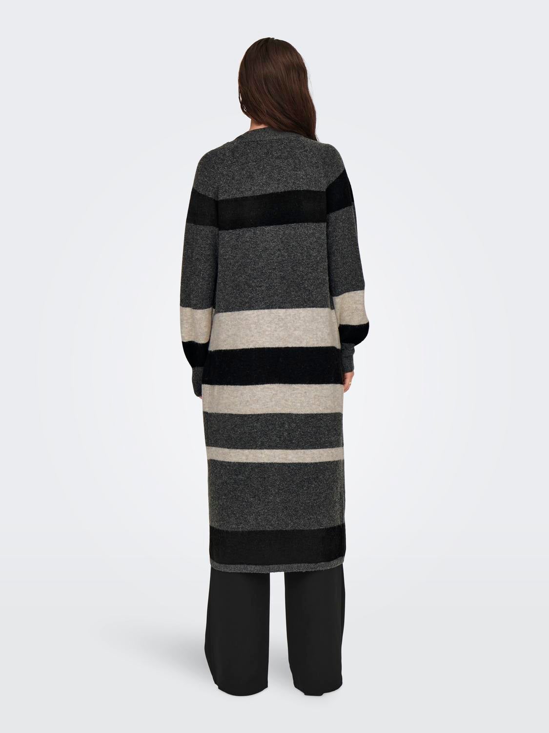 JDYRUE Strickjacke Dark Grey Melange