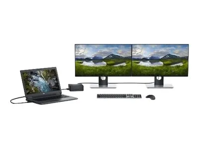 [OUTLET] - Dell Dual USB-C Thunderbolt Dock TB18DC - Dockingstation - USB-C / Thunderbolt 3 - VGA, HDMI, DP, Mini DP, Thunderbolt - GigE - 210 Watt - for Dell 7530, 7730
