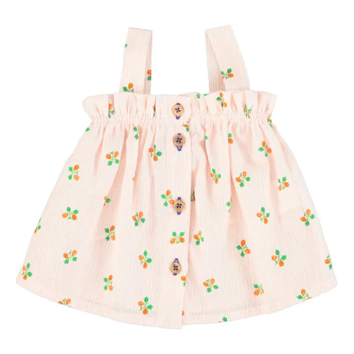 Piupiuchick Top Fleur | Rose pâle
