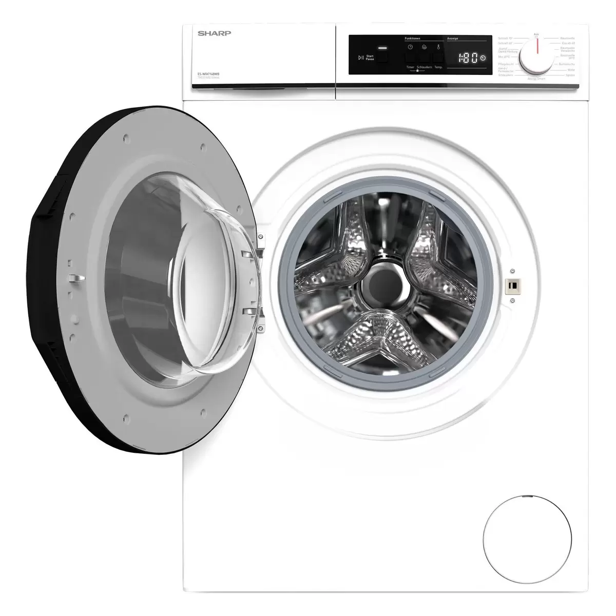 Waschmaschine 7kg Sharp ES-NFA714BWB-DE weiss