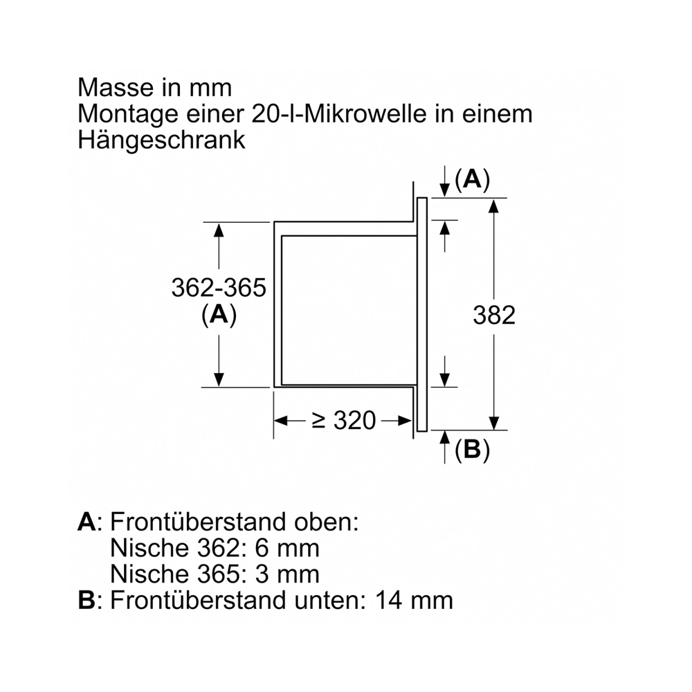 Bosch BEL623MS3 Einbau-Mikrowelle
