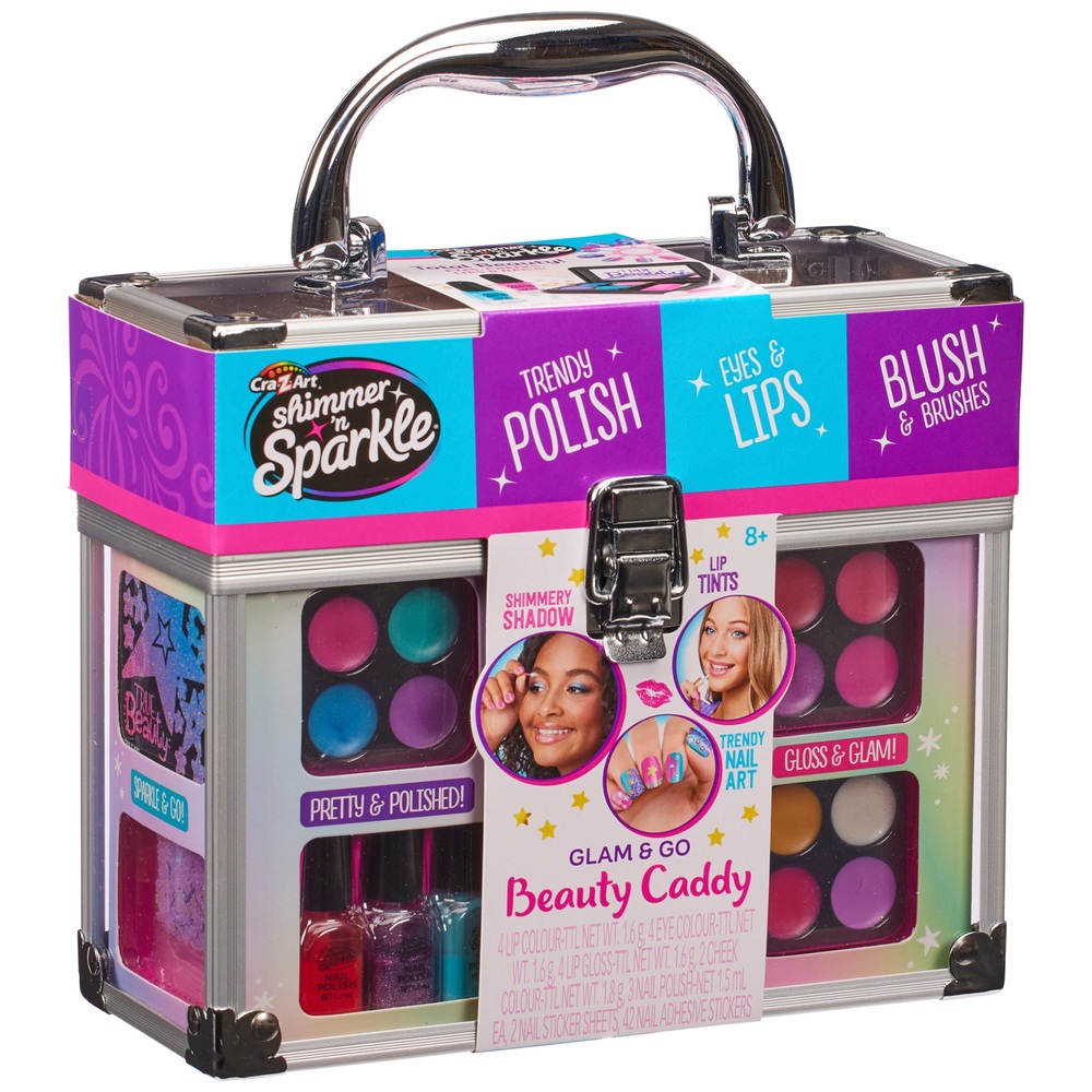 Shimmer 'n Sparkle Glam & Go Beauty Caddy