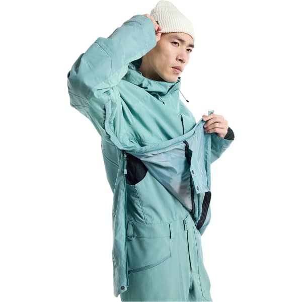 Veste snowboard BURTON M FROSTNER ANORAK ROCK LICHEN