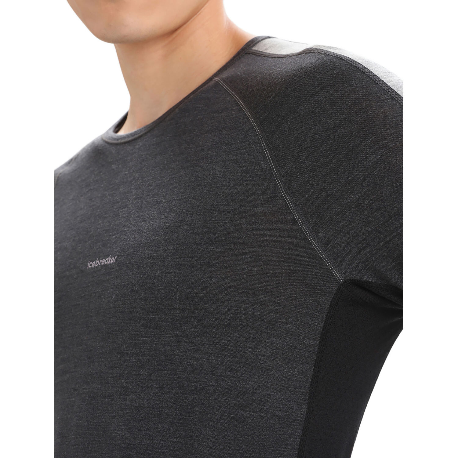 Icebreaker Mens 125 ZoneKnit L/S Crewe