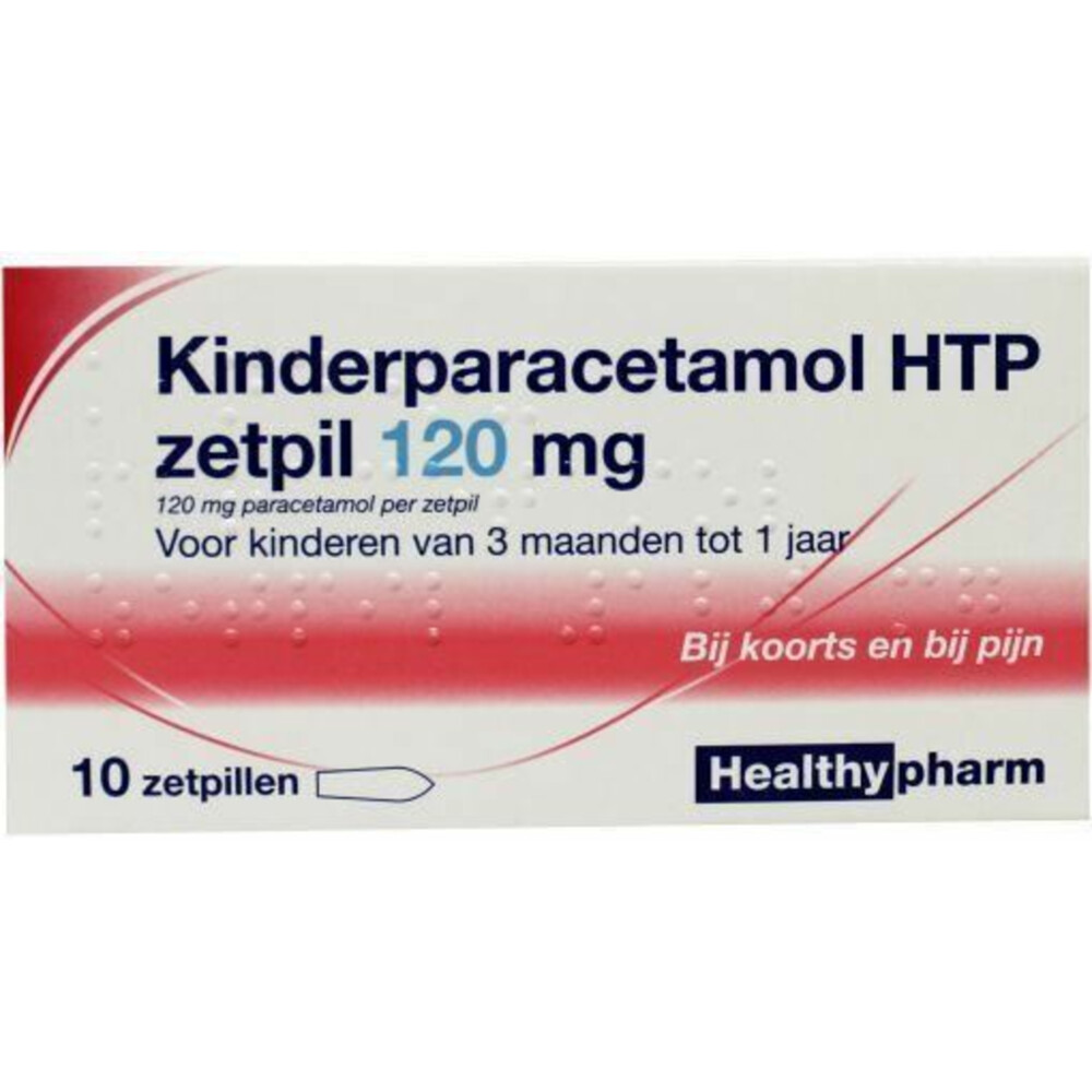 Healthypharm Paracetamol Kind 120 mg10 stuks