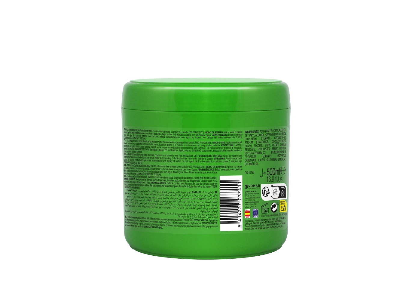 MÁSCARA AMALFI REVITALIZANTE 500ML