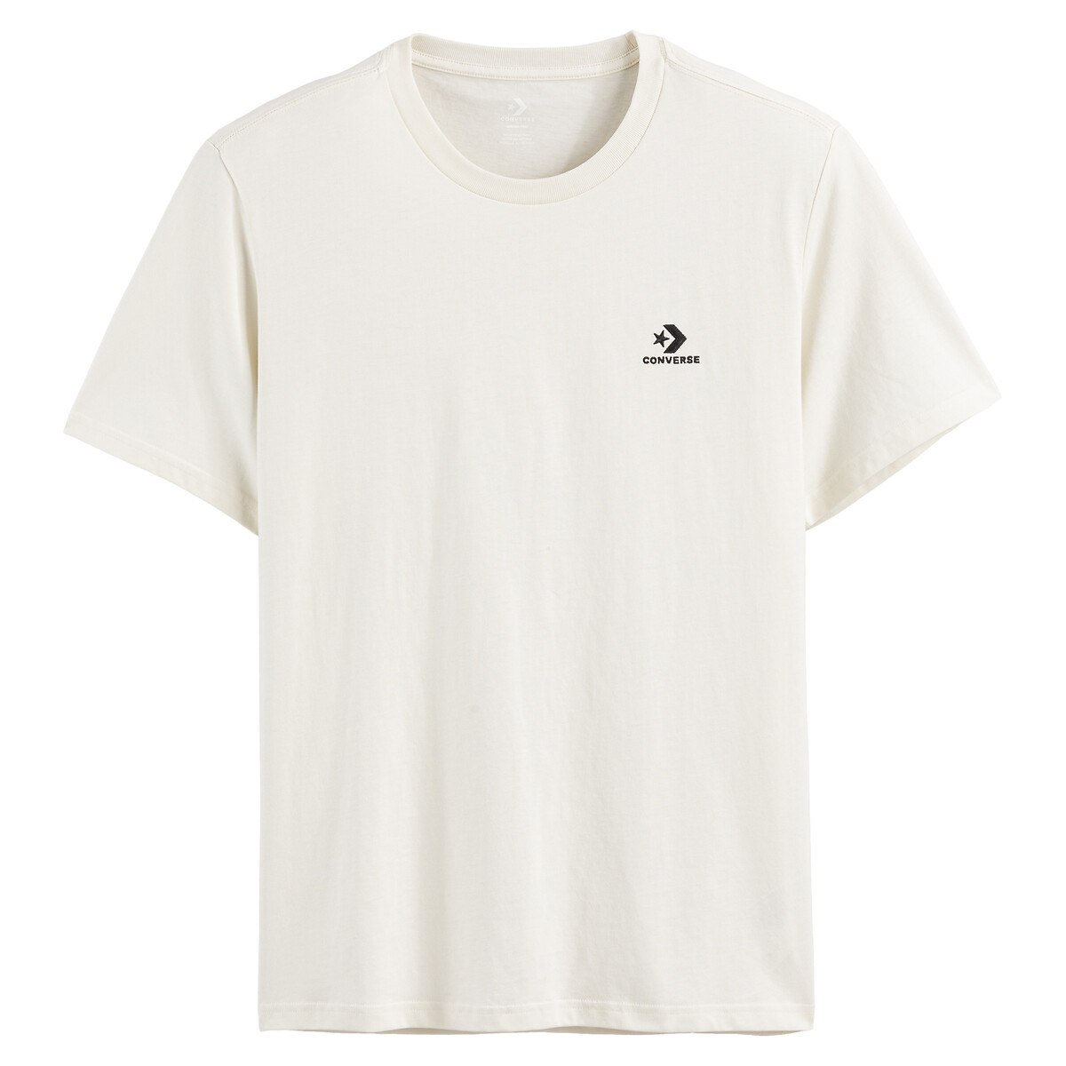 CONVERSE<br>Camiseta unissex, manga curta, com estampa de estrela e chevron