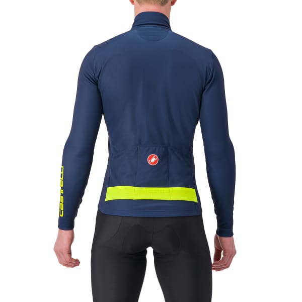 Maillot vélo CASTELLI PURO 3 JERSEY FZ BELGIAN BLUE/YELLOW FLUO REFLEX