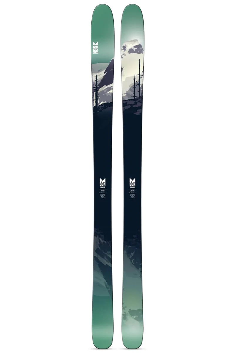 SGN Skis SGN skis Frikar Green artwork