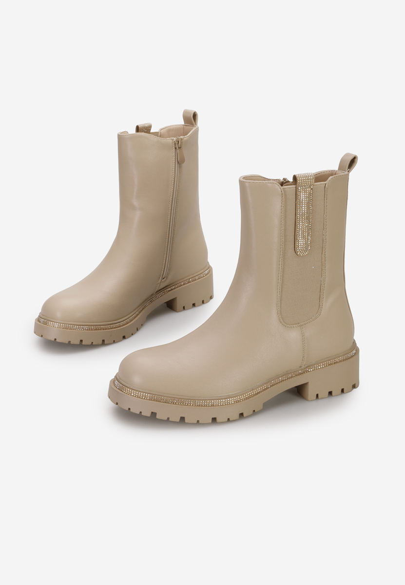 Bottines chelsea femme kaki Nellie
