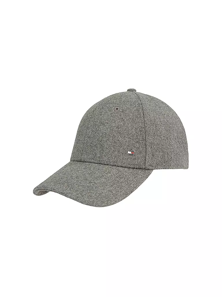TOMMY HILFIGER Kappe TH CORP LOVE MELTON  grau