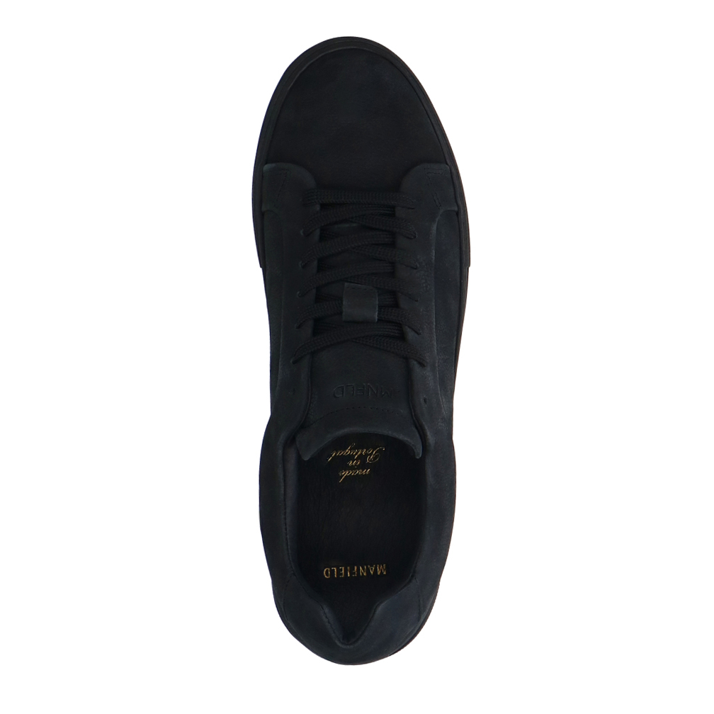 Zwarte nubuck sneakers