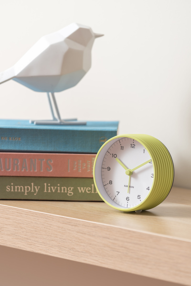 Alarm Clock Circus Rings KA6010BL Turquoise blue