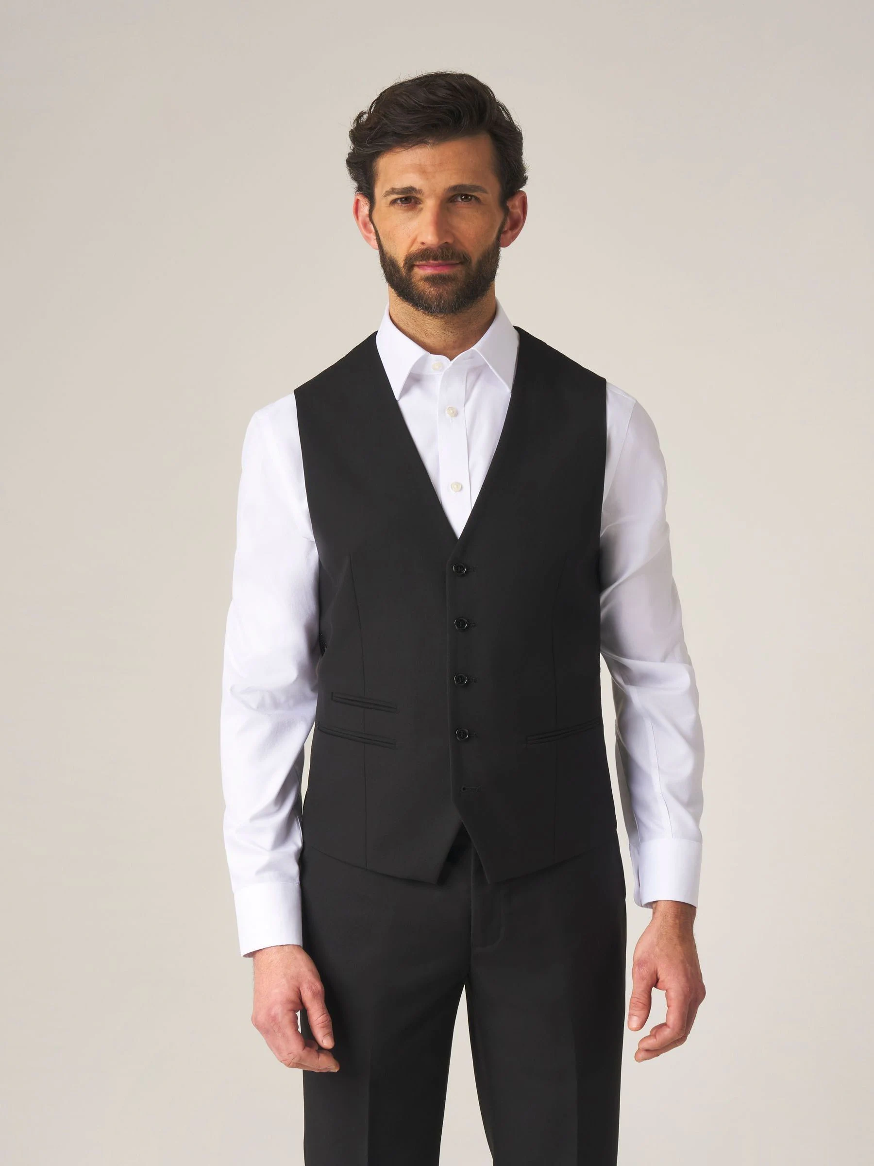 Zwart - Skopes Madrid regular fit gilet