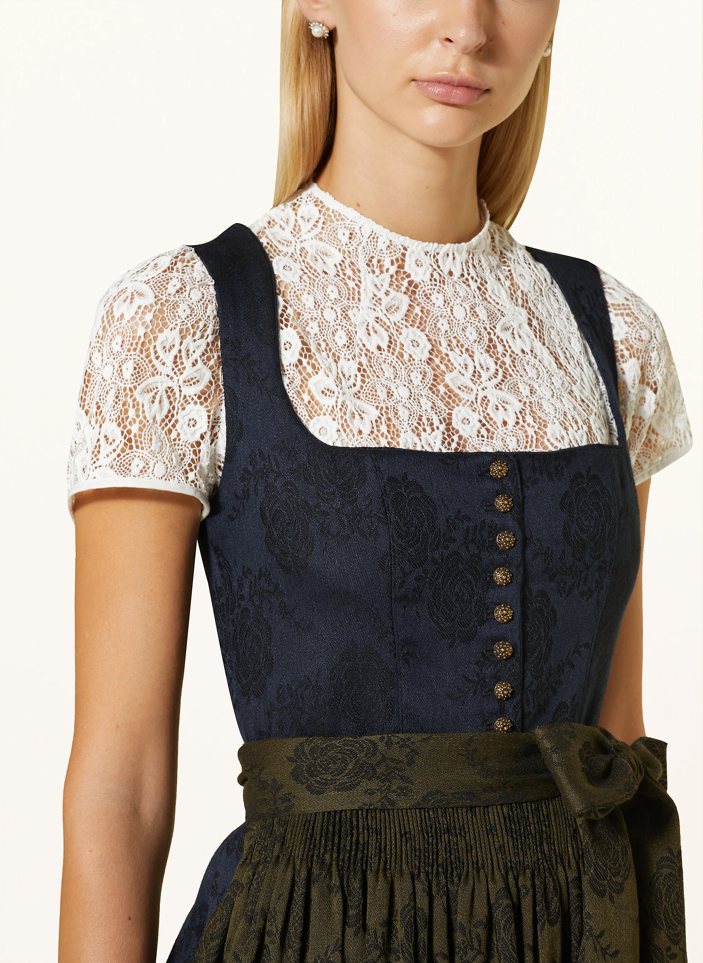 Gottseidank Dirndlbluse ERNESTA mit Spitze