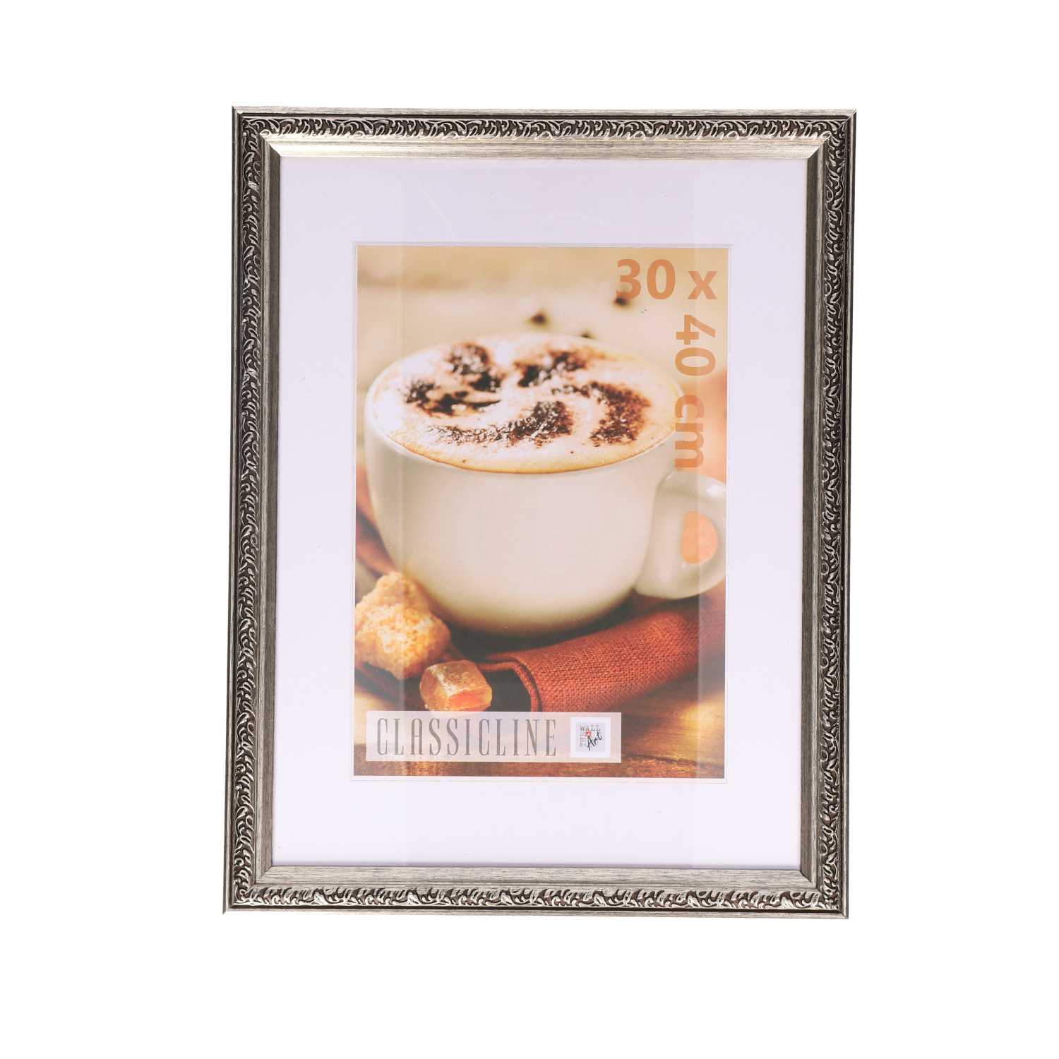 Bilderrahmen Classicline aus Kunststoff mit Ornament 30 x 40 cm 4fach