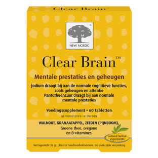New Nordic Clear Brain Tabletten 60TB