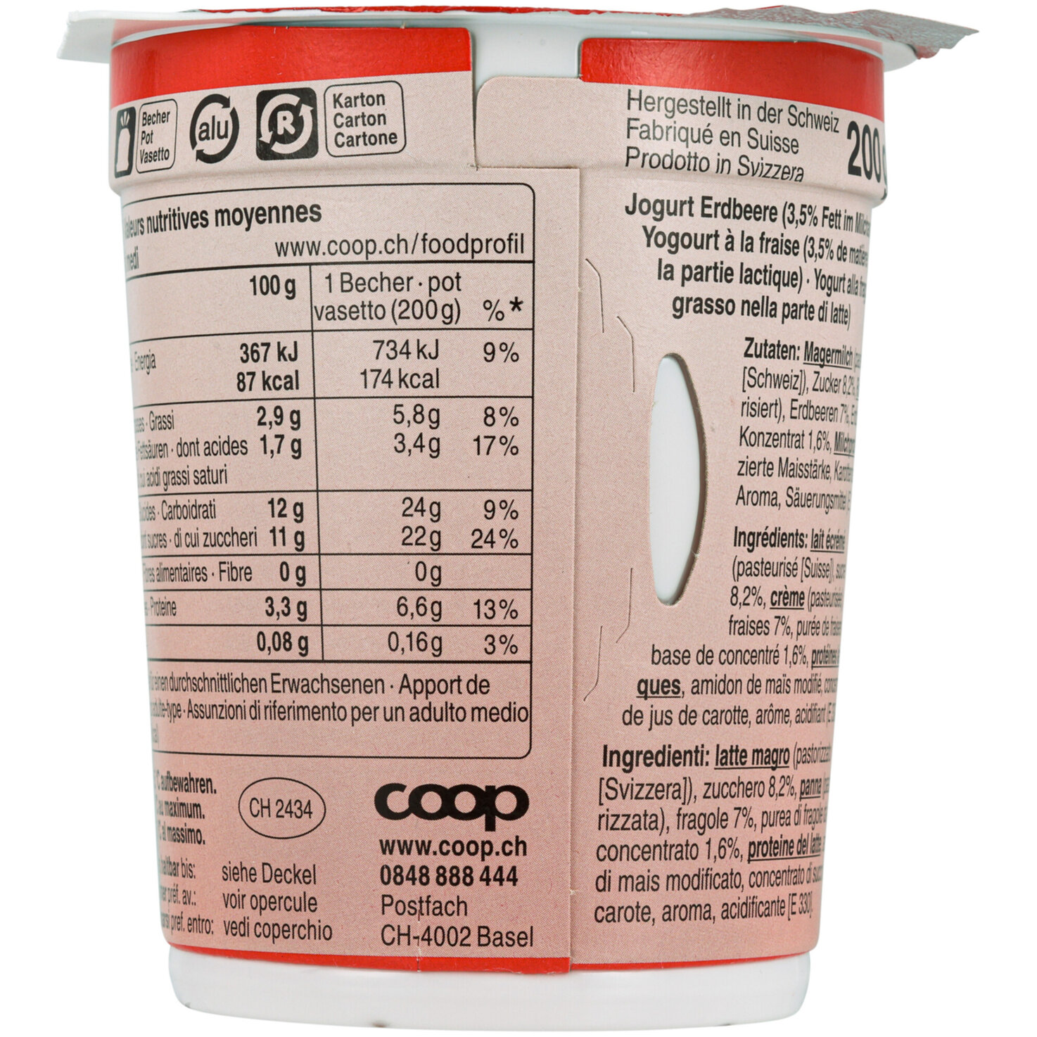 Prix Garantie Joghurt Erdbeere 2x200g