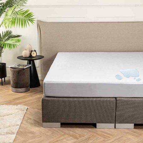 Molton Hoeslaken Badstof Waterdicht - Standaard matras