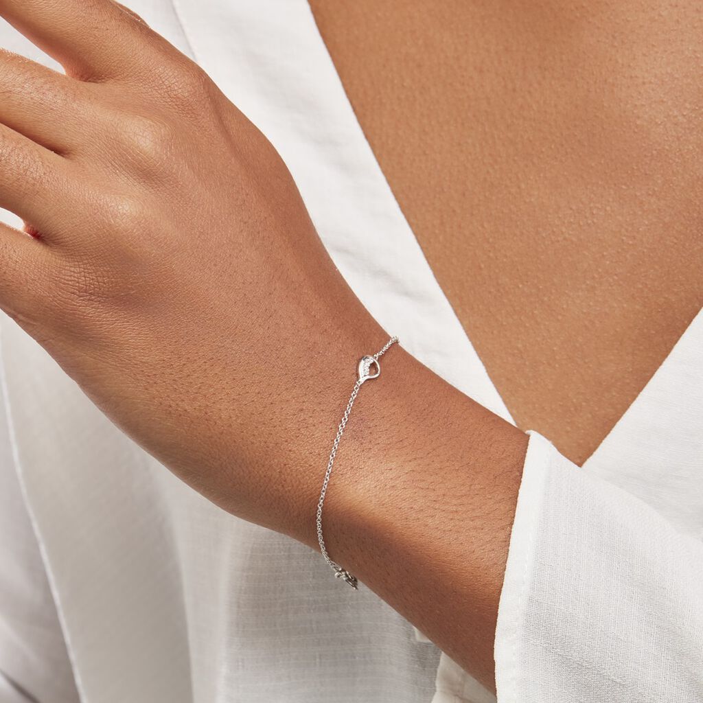 Bracelet Argent Blanc Sylvan Oxydes De Zirconium