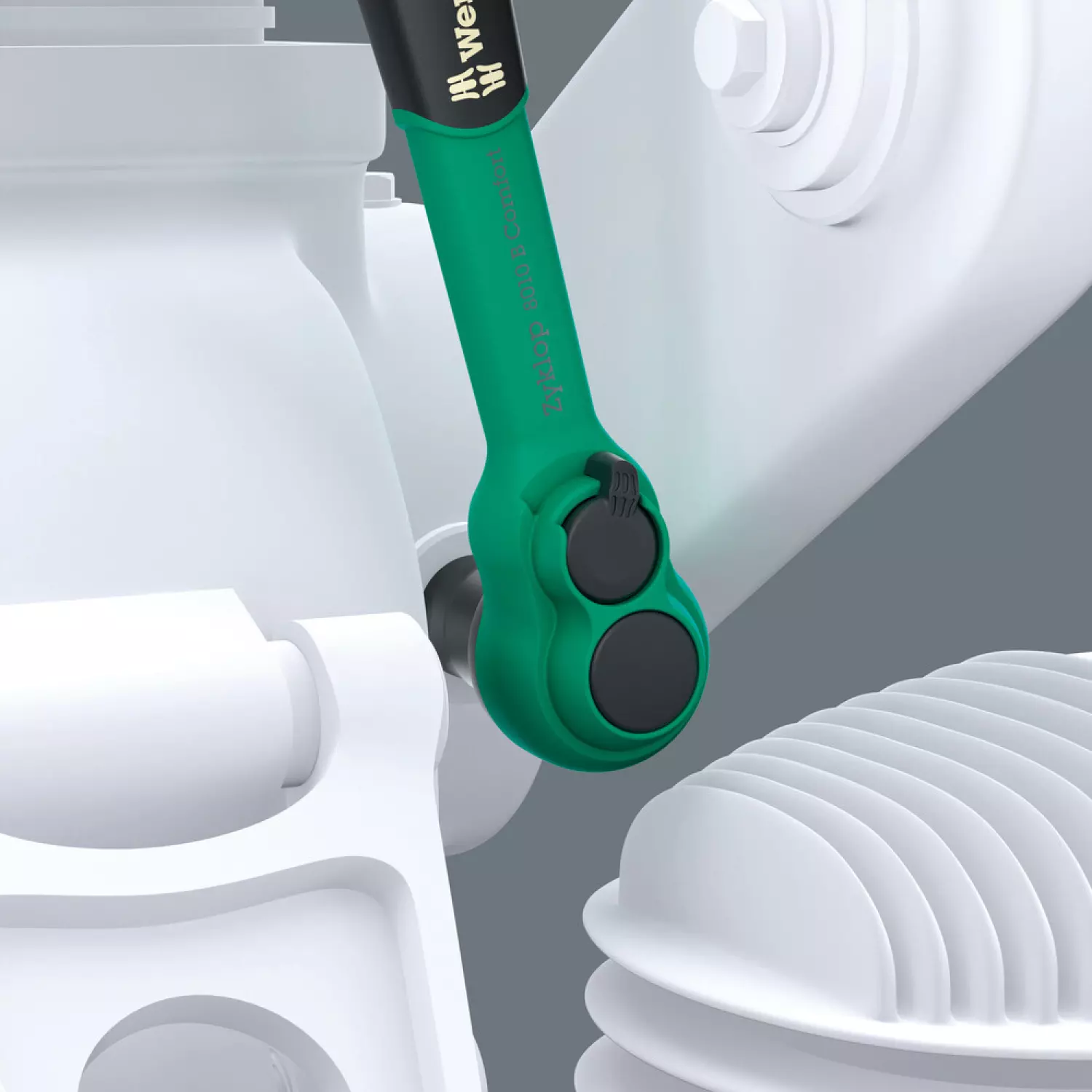 Wera 05005531001 8100 11-delig SB 13 Zyklop Comfort ratelset, omschakelpal, 3/8