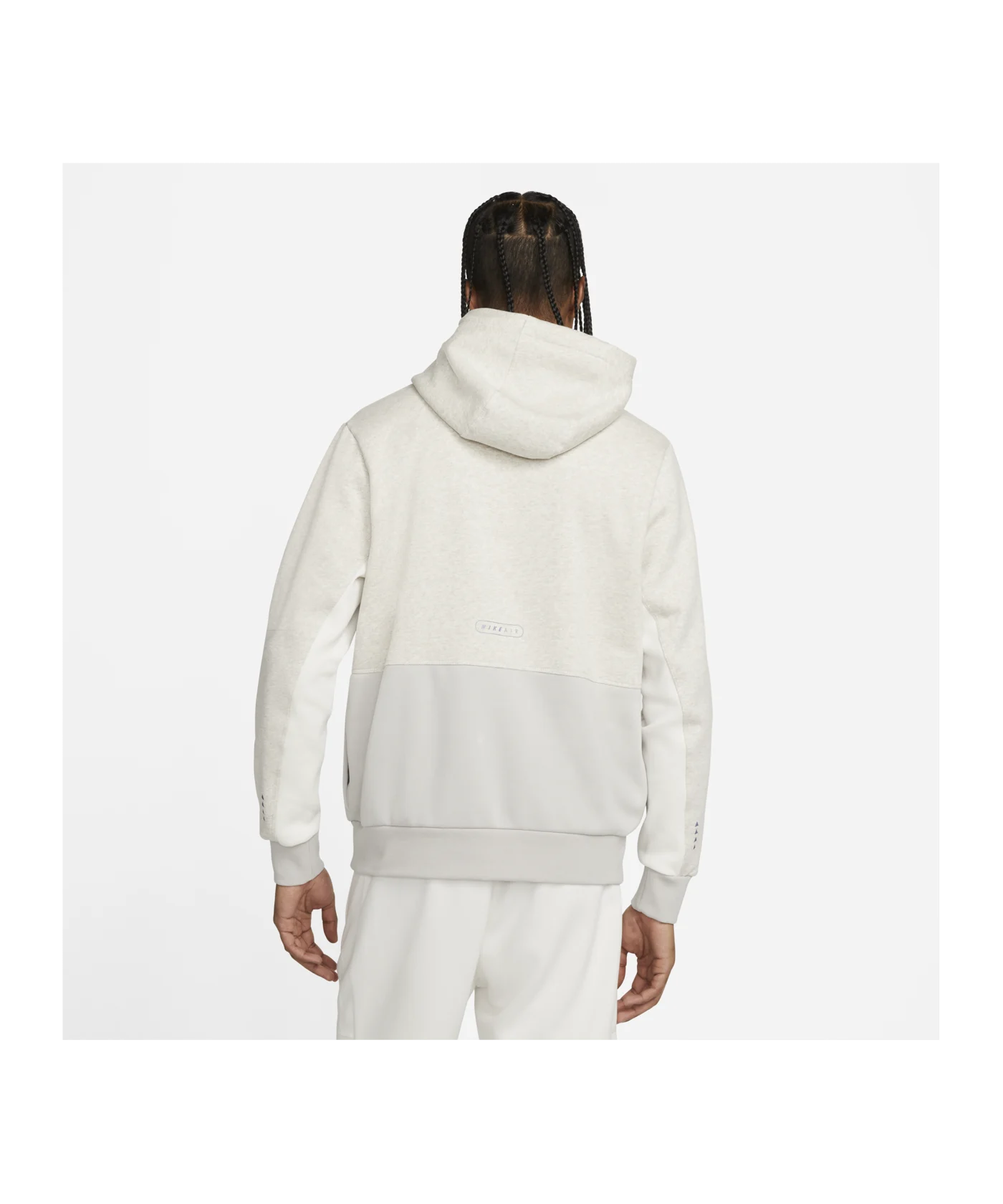 Nike Air Brushed-Back Fleece Hoody Grau F012