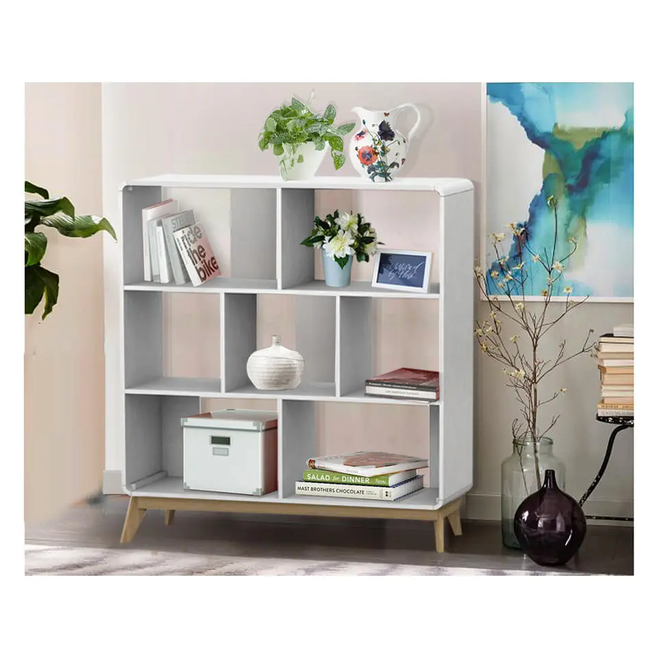 Cassie - Boekenkast wit spaanplaat