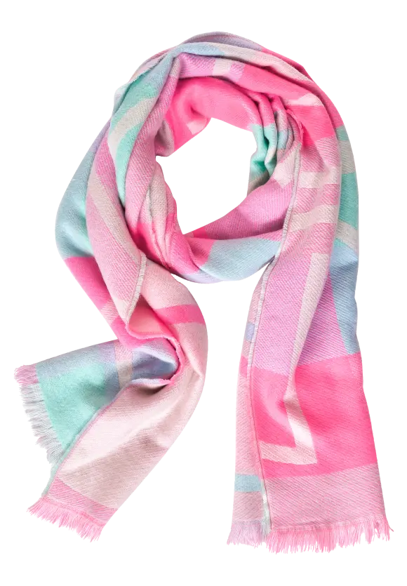 Doubleface Schal - multicolor