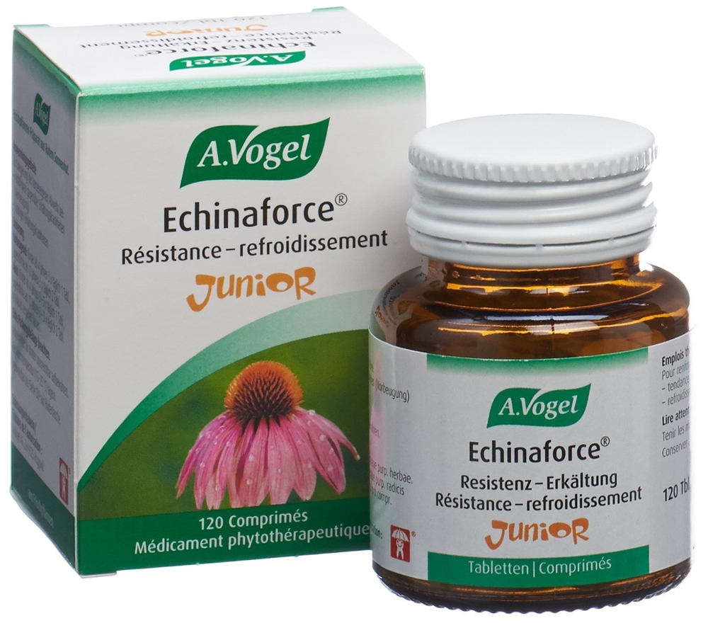 VOGEL Echinaforce Resistenz Erkältung Junior Tabl Junior Glas 120 Stk