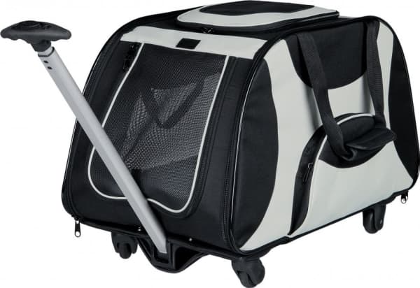 Trixie Trolley, nylon, 34 × 43 × 67 cm, sort/grå