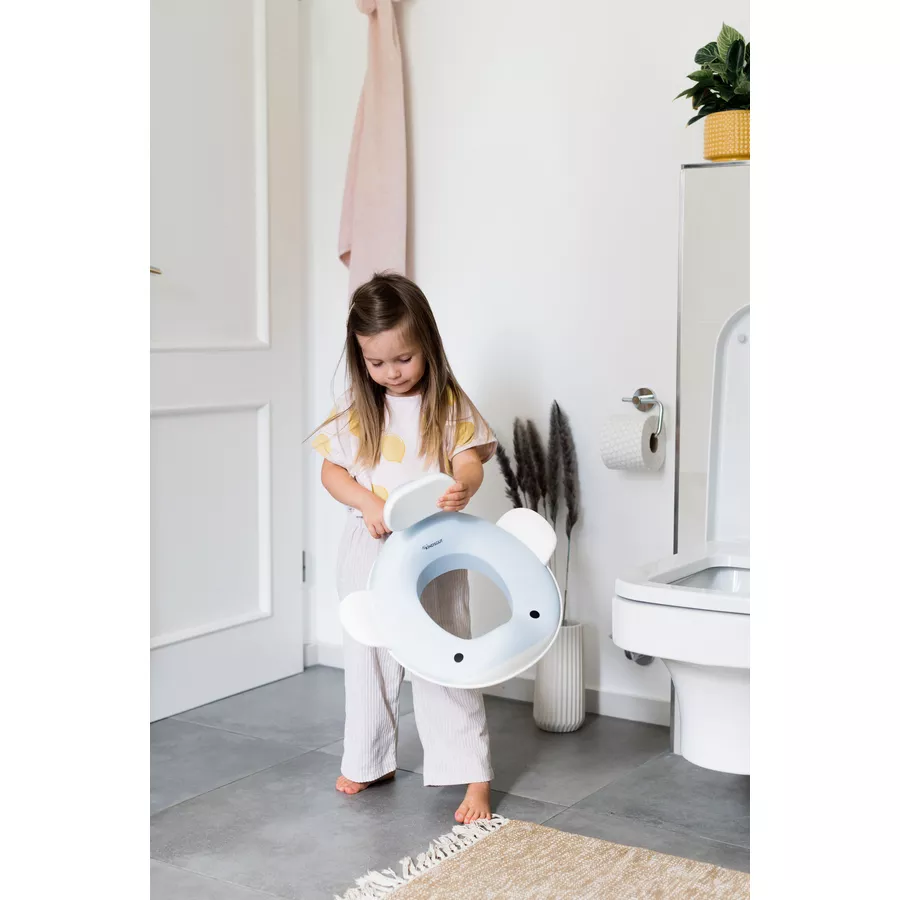 KINDSGUT Toilettenaufsatz Wal hellblau