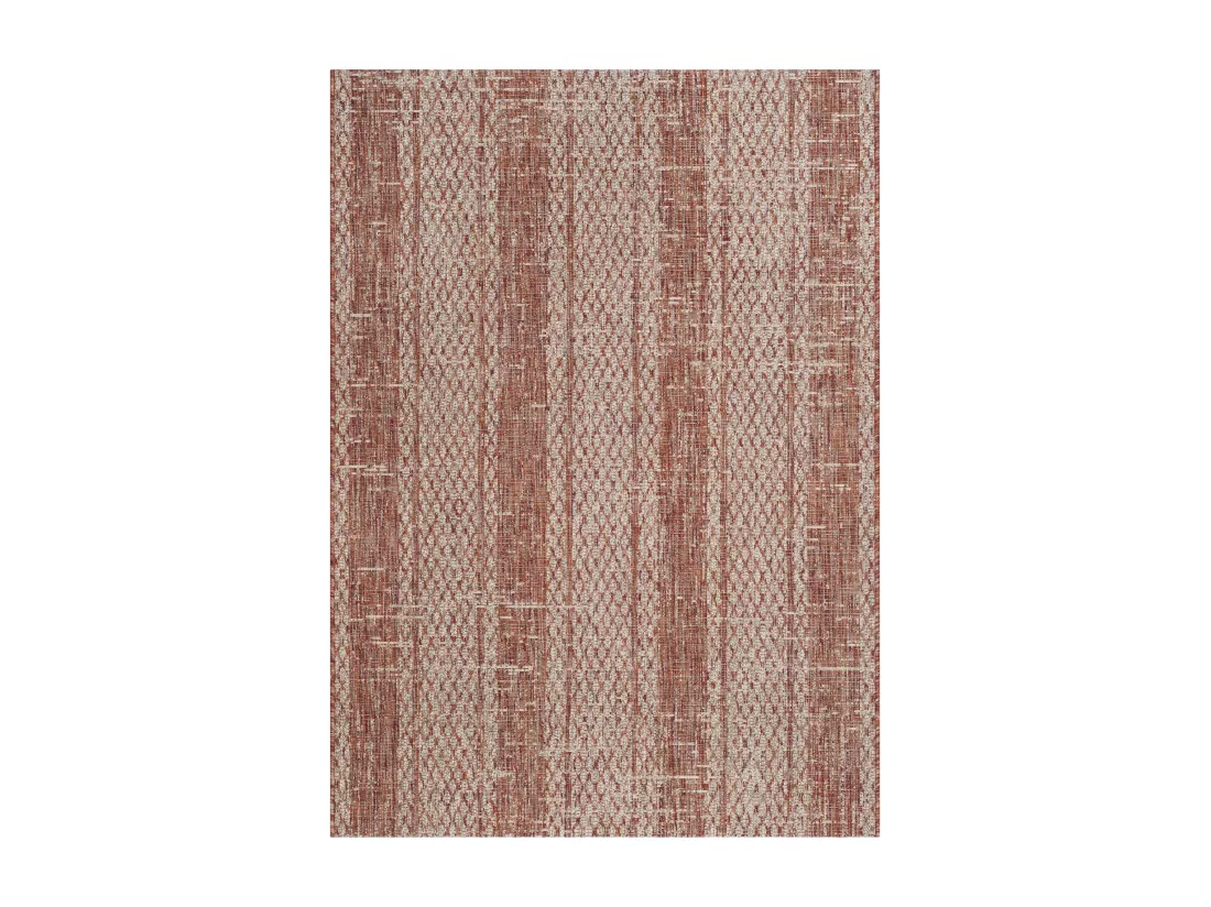 Tapis Light Beige & Terracotta 79 X 152 cm - Rafal