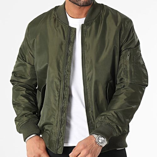 Veste Bomber Vert Kaki