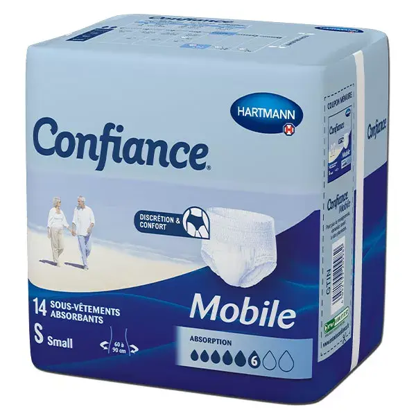 Hartmann Confiance Mobile Absorption 6 Gouttes Taille S 14 sous-vêtements