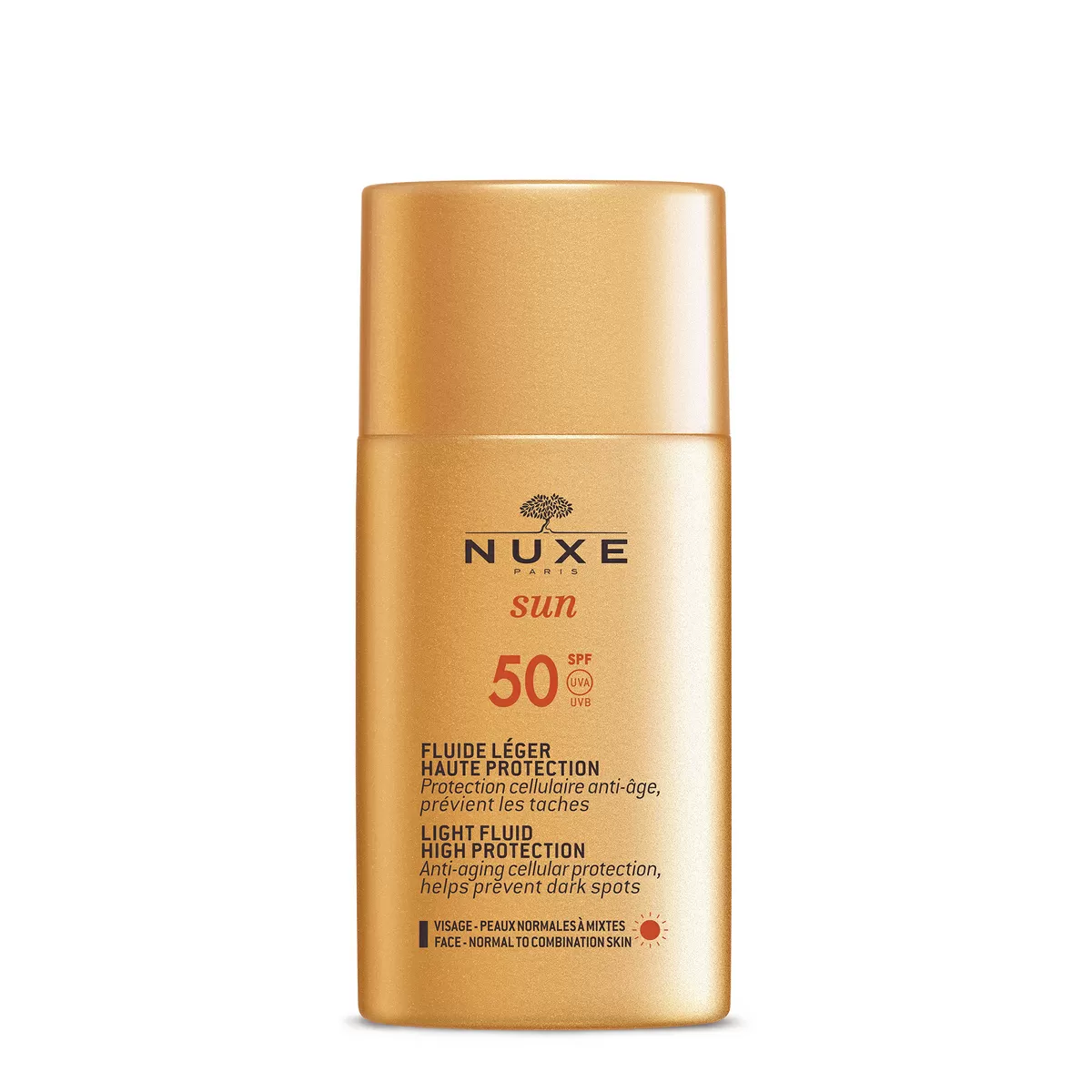 Nuxe Sun Light Fluid High Protection SPF 50 - 50 ml.