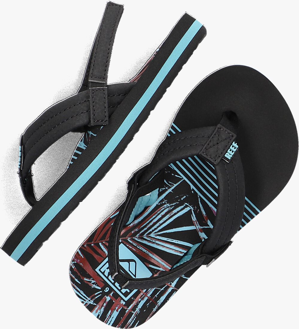 REEF zwarte reef sandalen little ahi