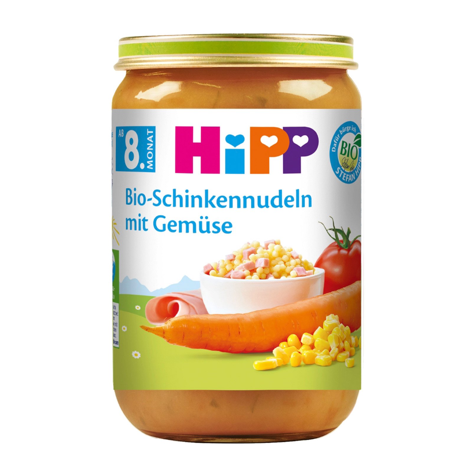 Hipp Bio-Schinkennudeln mit Gemüse