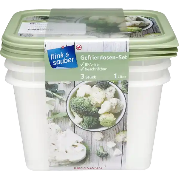 Gefrierdosen-Set 3 X 1,0 L