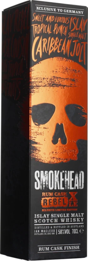 SMOKEHEAD RUM REBEL XLE SINGLE MALT 70CL