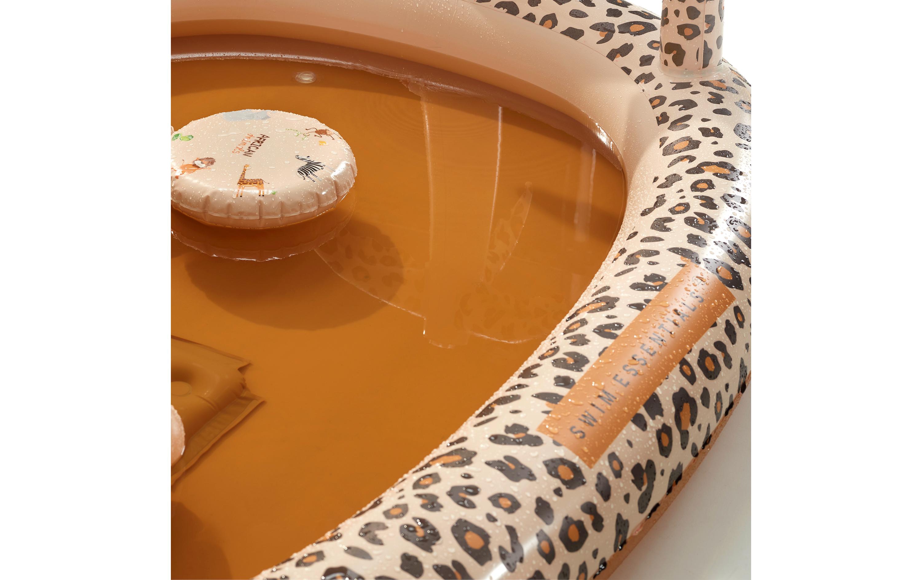 Planschbecken Beige Leopard Ø 210 cmAufblasbarer Spielpool