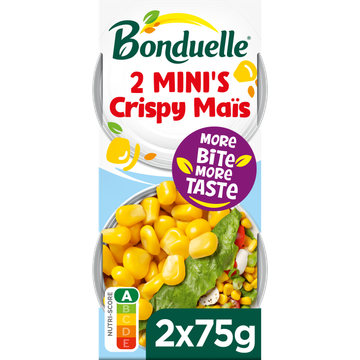 Bonduelle Crispy Maïs Mini Packs 2 x 75 g