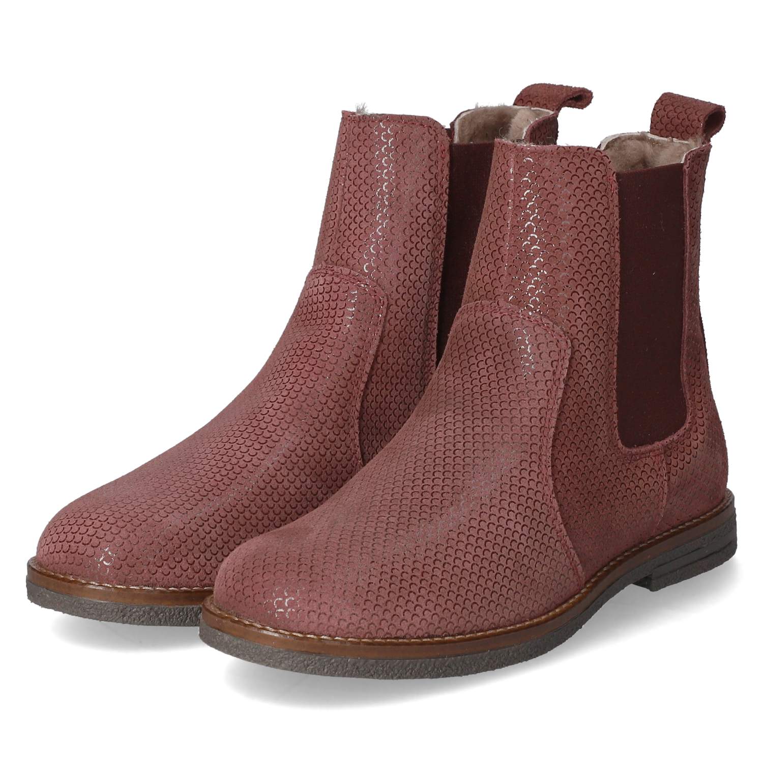 bisgaard Stiefeletten MADIA LAMB - blackberry