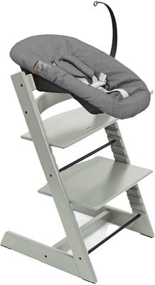 Stokke Tripp Trapp Matstol inkl. Newborn Set, Glacier Green/Antracite