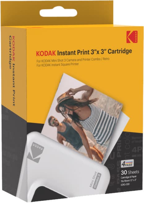 Kodak ink cartridge + photo paper 3x3