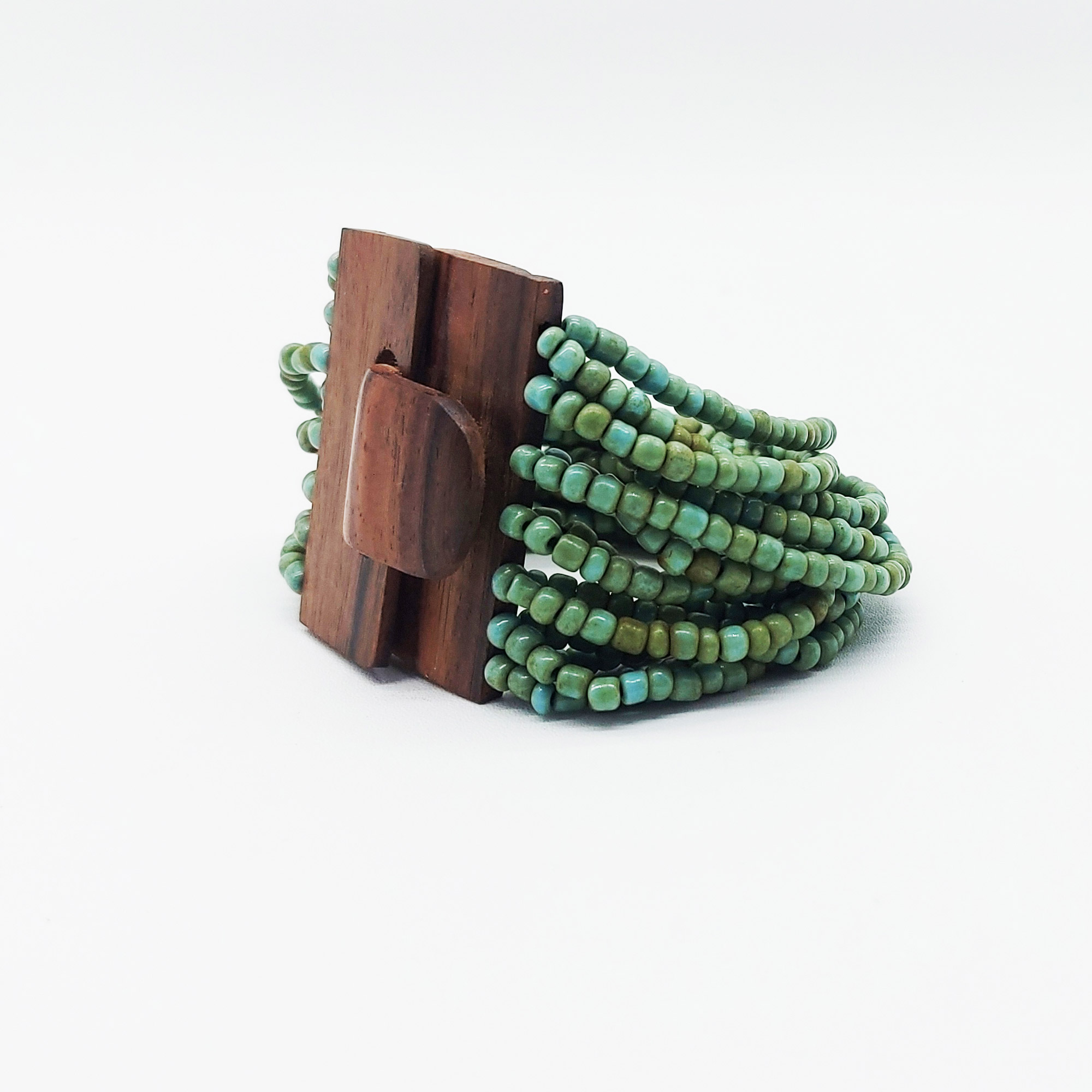 Armband 'Sangket' mit blauen Perlen, L 18 cm, B 4 cm günstig bestellen