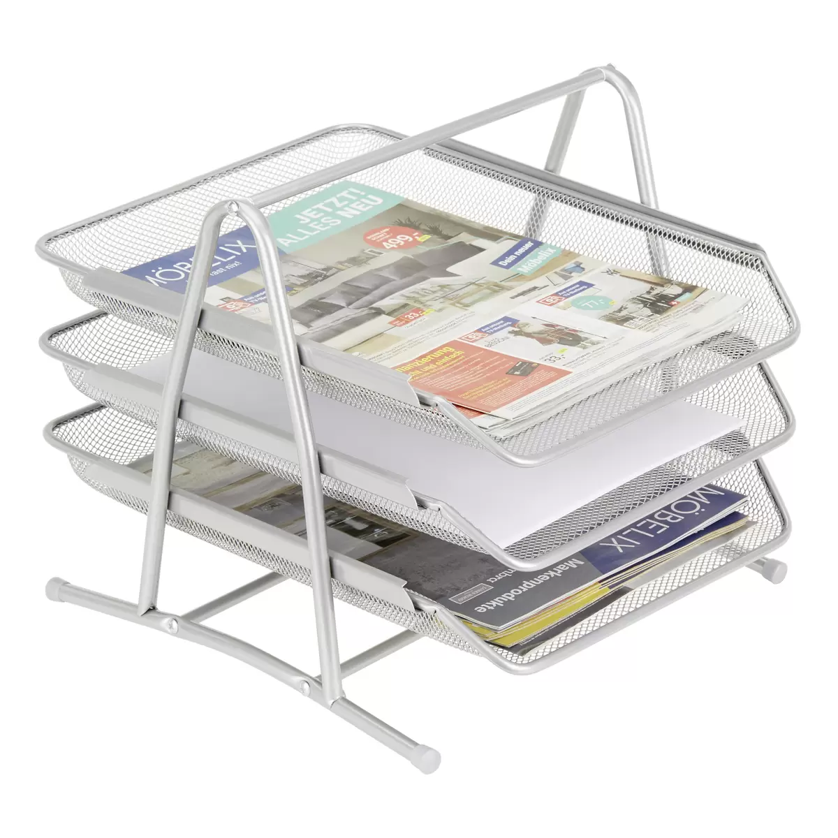 Briefablage Modern Living Silber