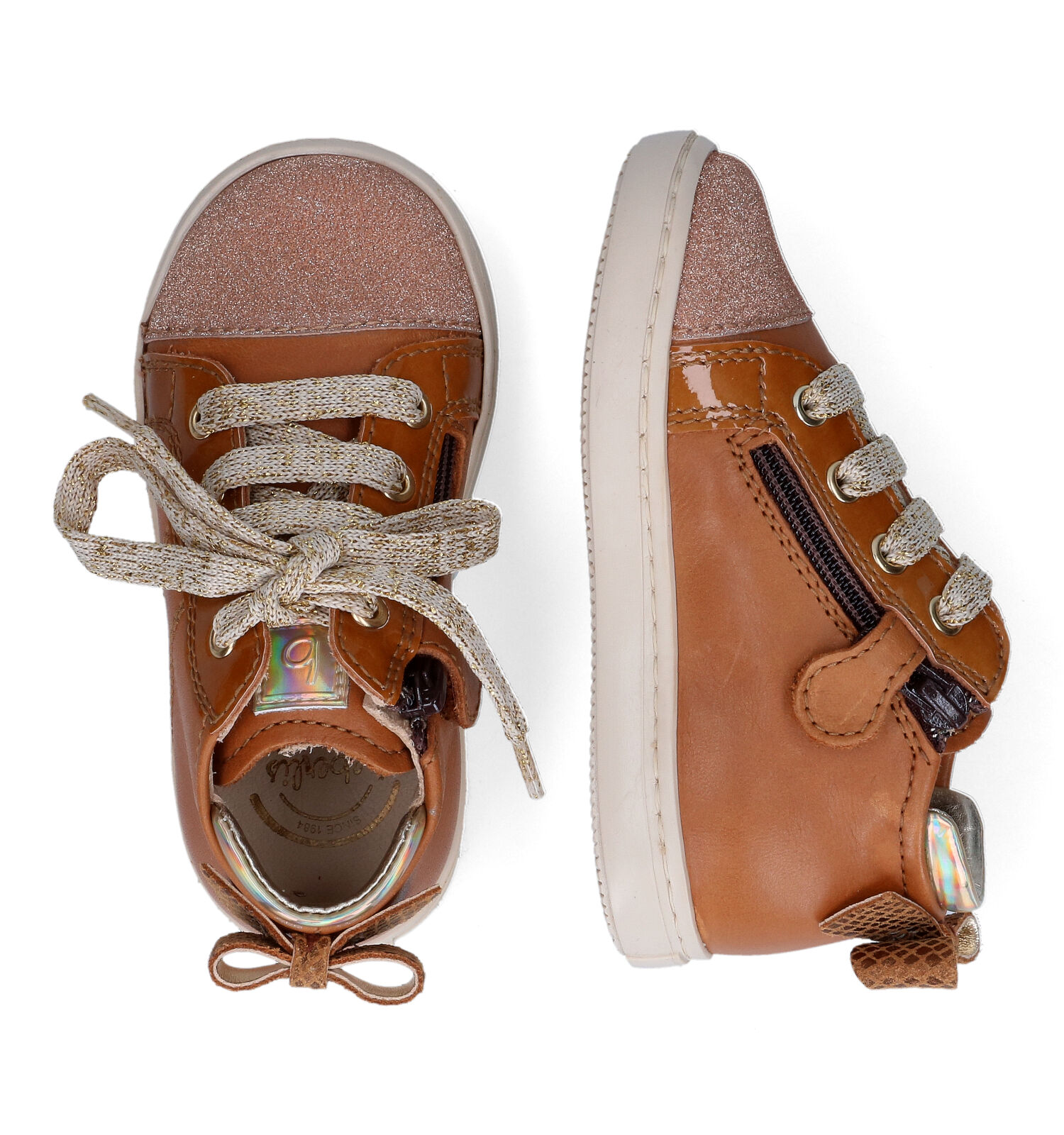 Babyschoenen cognac