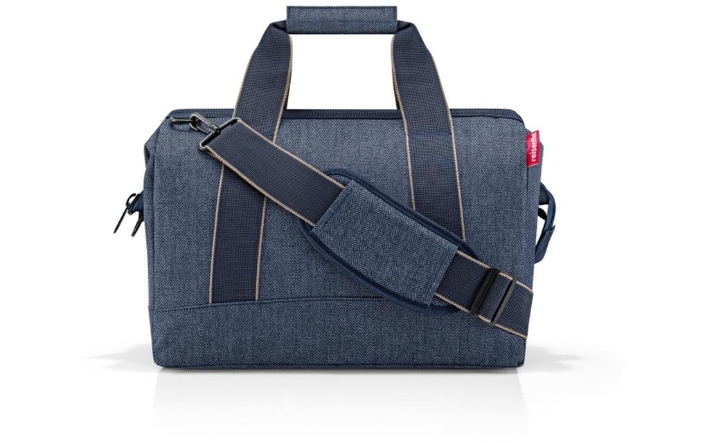 Umhängetasche Allrounder M Herringbone Dark BlueSchultertasche