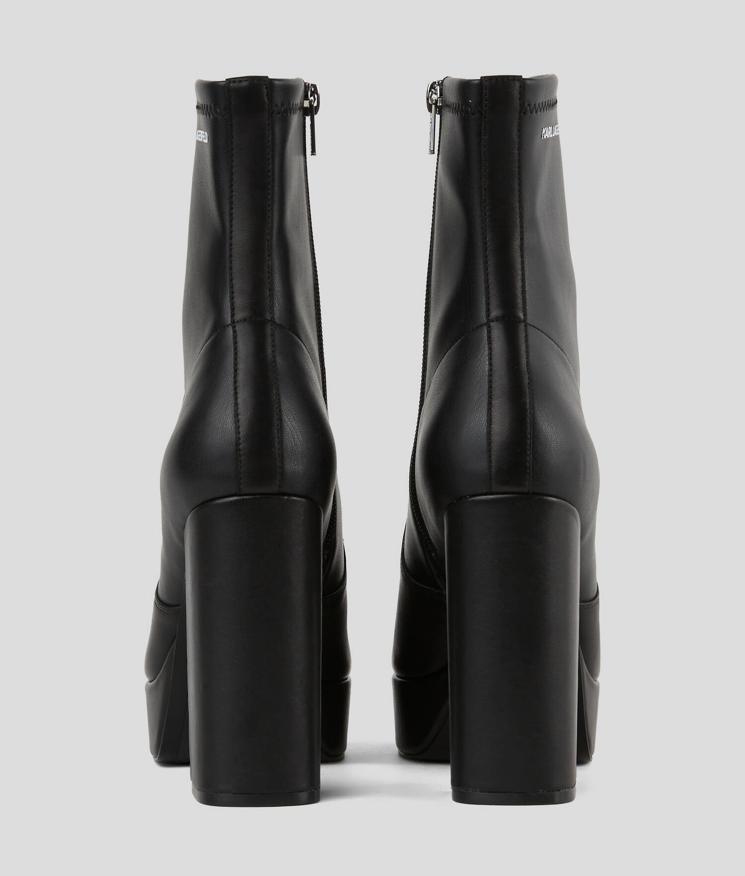 BOTTES HAUTEUR MIDI EXTENSIBLES DAPHNE - Noir