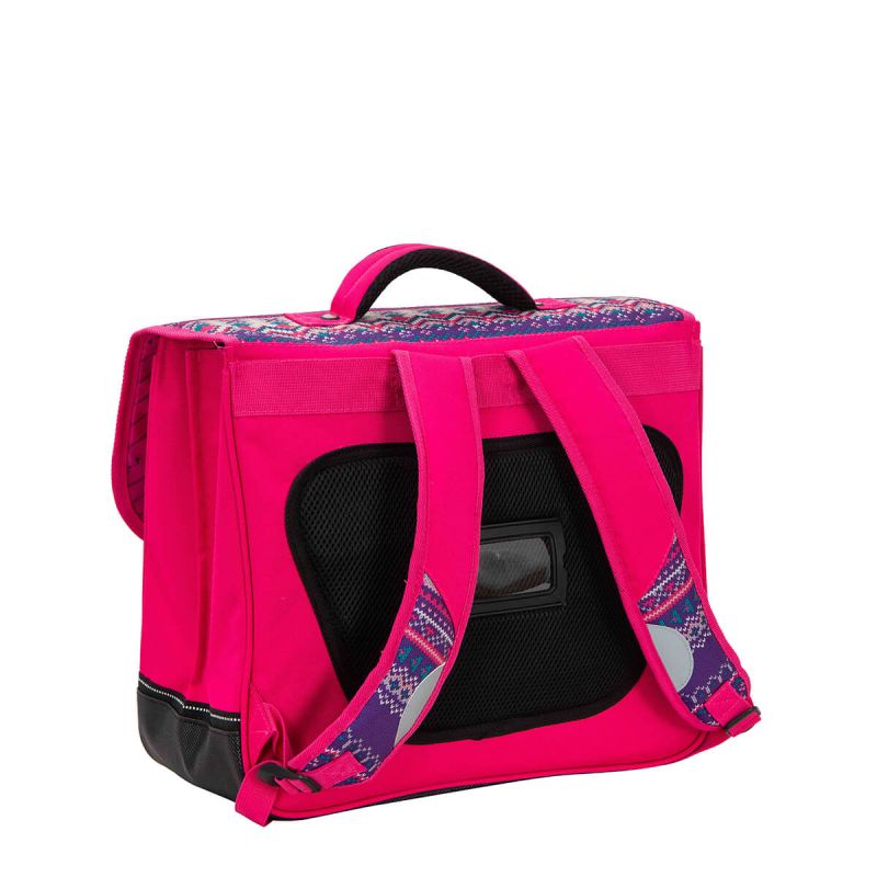 Cartable scolaire Geo color girly 38 cm Rose
